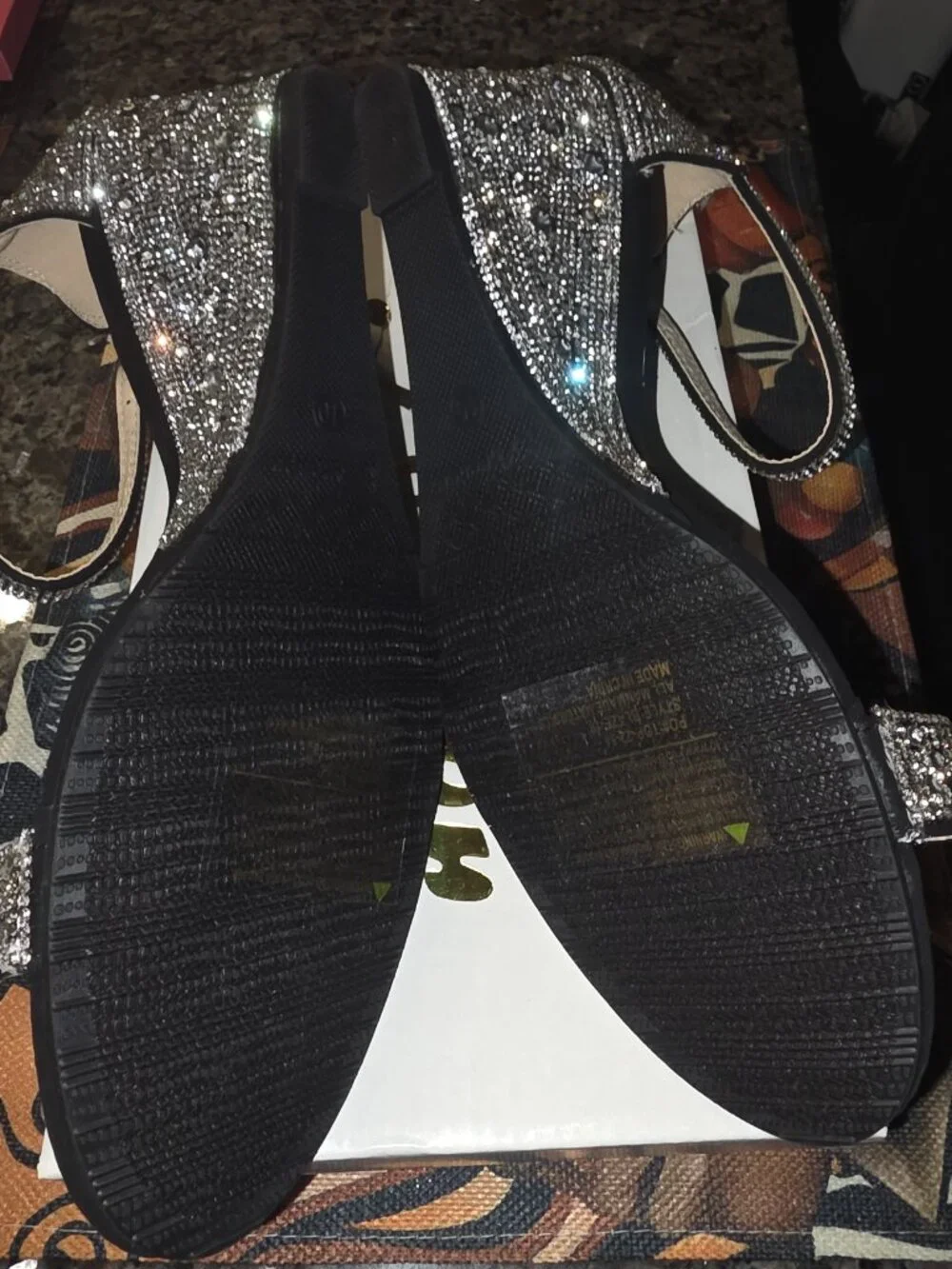 FOREVER Blaze-18 wedge heel - Black Nub - Size 10